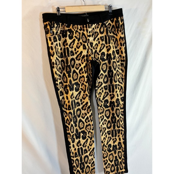 TRIPP NYC Leopard Print Black Trim Pants Size 16 Punk Dark Goth Alternative Y2K - Picture 4 of 16